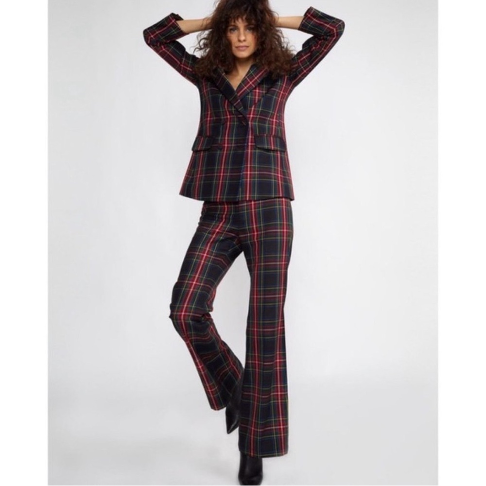 Cynthia Rowley Tartan Plaid Pants